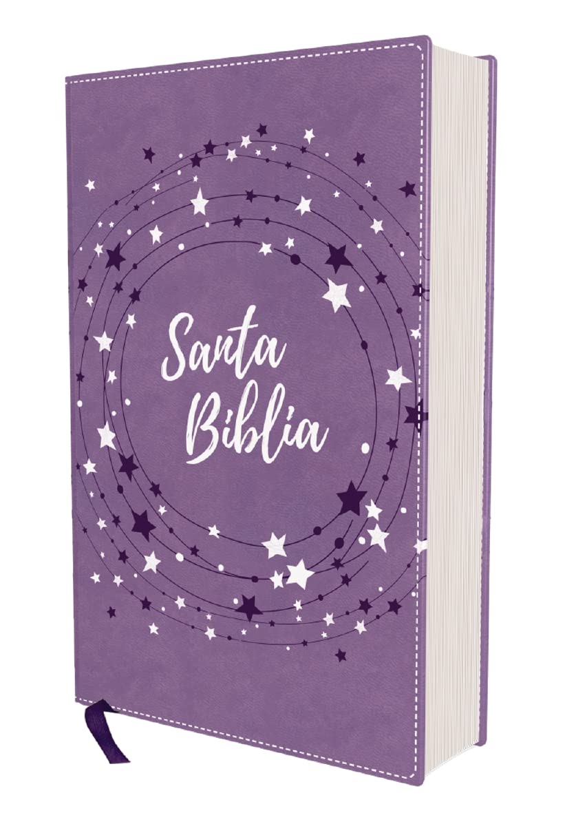 Biblia para Niños NVI, Texto revisado 2022, Leathersoft, Lavanda, Comfort Print - Image 3