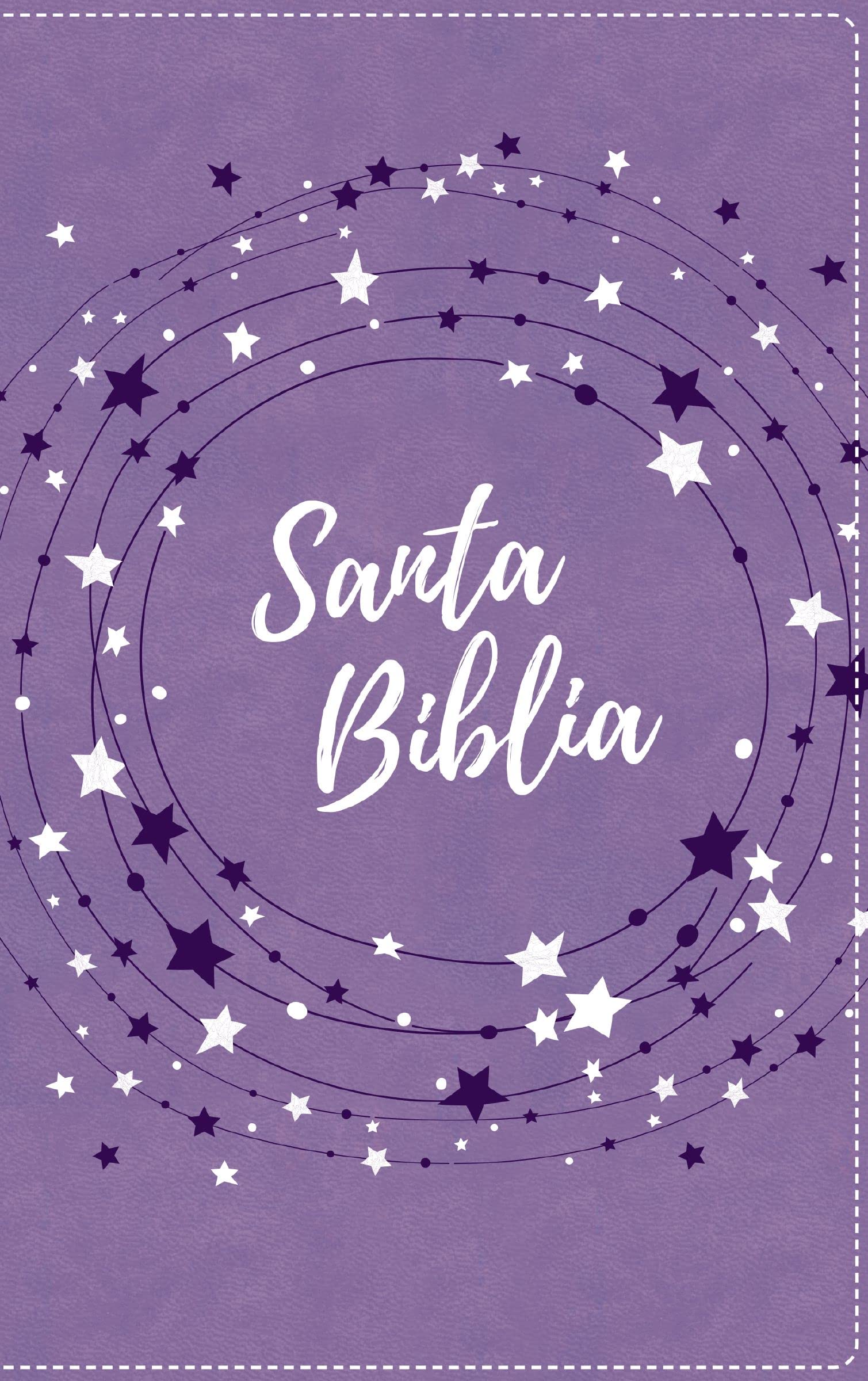 Biblia para Niños NVI, Texto revisado 2022, Leathersoft, Lavanda, Comfort Print